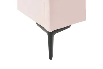 Barneseng Rubian - Rosa, Svart - Møbler - Barnemøbler - Barneseng & Juniorseng