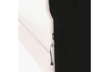 Barneseng Rubian - Rosa, Svart - Møbler - Barnemøbler - Barneseng & Juniorseng