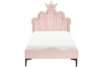 Barneseng Rubian - Rosa, Svart - Møbler - Barnemøbler - Barneseng & Juniorseng