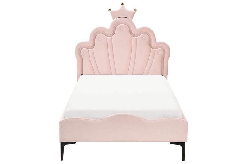 Barneseng Rubian - Rosa, Svart - Møbler - Barnemøbler - Barneseng & Juniorseng