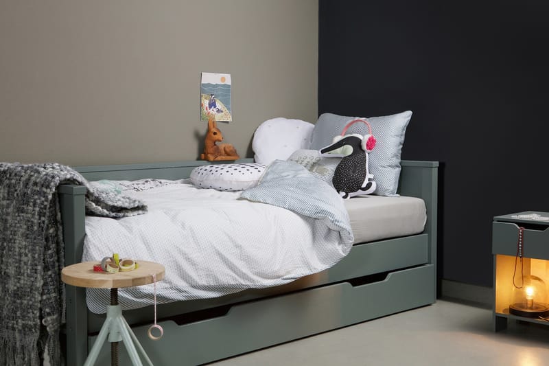 Dagbädd/Juniorsäng Sparrow 100x200 - Grön - Møbler - Barnemøbler - Barnesofa