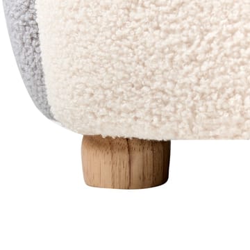 Barnelenestol Hervik - Grå, hvit, brun/ 50x55x60 - Møbler - Barnemøbler - Barnestol - Barnelenestol