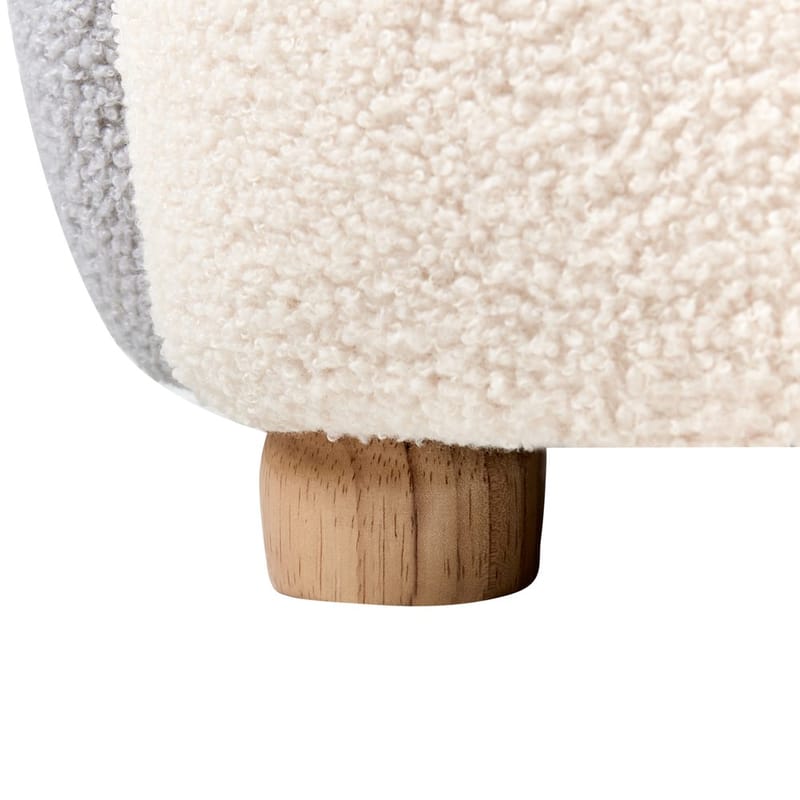 Barnelenestol Hervik - Grå, hvit, brun/ 50x55x60 - Møbler - Barnemøbler - Barnestol - Barnelenestol