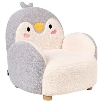 Barnelenestol Hervik - Grå, hvit, brun/ 50x55x60 - Møbler - Barnemøbler - Barnestol - Barnelenestol