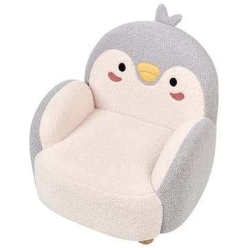 Barnelenestol Hervik - Grå, hvit, brun/ 50x55x60 - Møbler - Barnemøbler - Barnestol - Barnelenestol