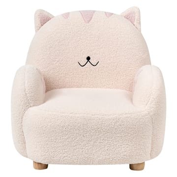 Barnelenestol Zoar - Hvit, brun - Møbler - Barnemøbler - Barnestol - Barnelenestol