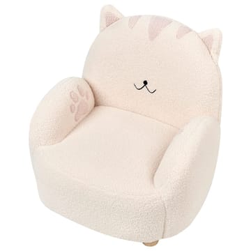 Barnelenestol Zoar - Hvit, brun - Møbler - Barnemøbler - Barnestol - Barnelenestol