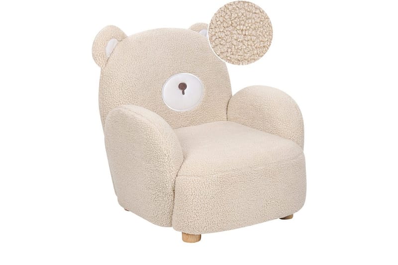 Barnestol Boo Beige/lyst tre - Beige/lyst tre - Møbler - Barnemøbler - Barnestol - Barnelenestol