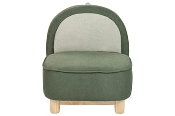 Barnestol Faborg Grønn/lyst tre/beige - Grønn/lyst tre/beige - Møbler - Barnemøbler - Barnestol - Barnelenestol