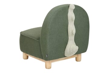 Barnestol Faborg Grønn/lyst tre/beige - Grønn/lyst tre/beige - Møbler - Barnemøbler - Barnestol - Barnelenestol