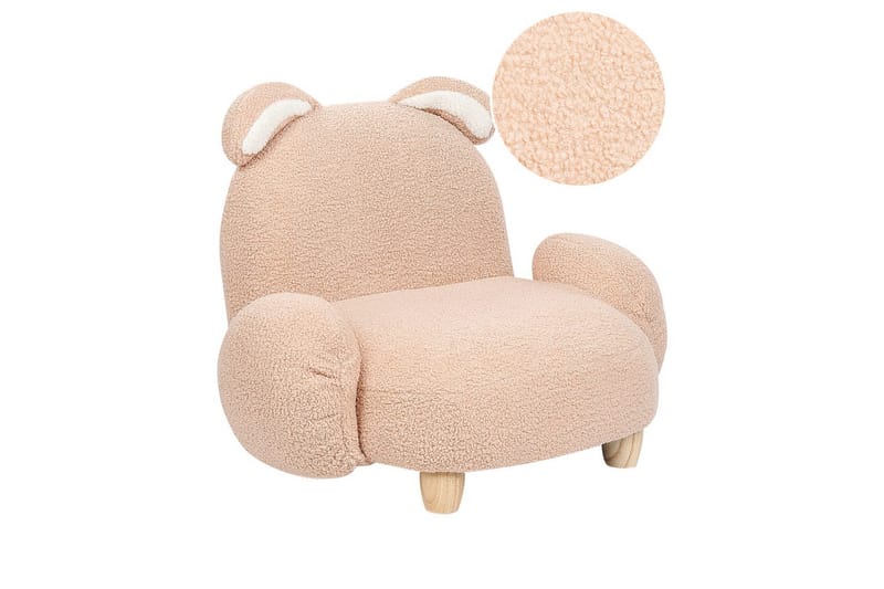 Barnestol Kanna Beige - Beige - Møbler - Barnemøbler - Barnestol - Spisestol barn