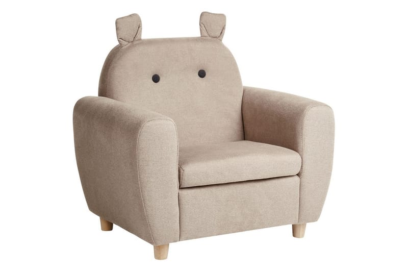 Barnestol Maribo Taupe/lyst tre - Taupe/lyst tre - Møbler - Barnemøbler - Barnestol - Skrivebordstol barn
