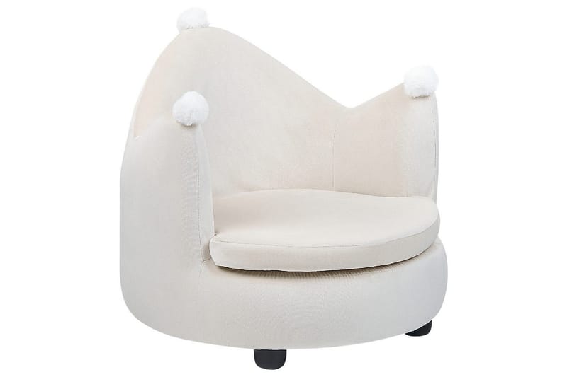 Barnestol Vega Beige/svart - Beige/svart - Møbler - Barnemøbler - Barnestol - Barnelenestol