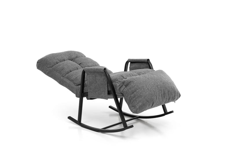 Gyngestol Atelier Del Sofa Lena Single (60 x 60 x 70 cm) Lysegrå - Lysegrå - Møbler - Barnemøbler - Barnestol - Gynestol barn