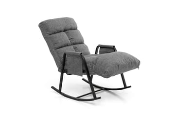 Gyngestol Atelier Del Sofa Lena Single (60 x 60 x 70 cm) Lysegrå - Lysegrå - Møbler - Barnemøbler - Barnestol - Gynestol barn