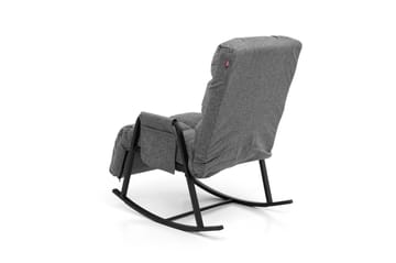 Gyngestol Atelier Del Sofa Lena Single (60 x 60 x 70 cm) Lysegrå - Lysegrå - Møbler - Barnemøbler - Barnestol - Gynestol barn