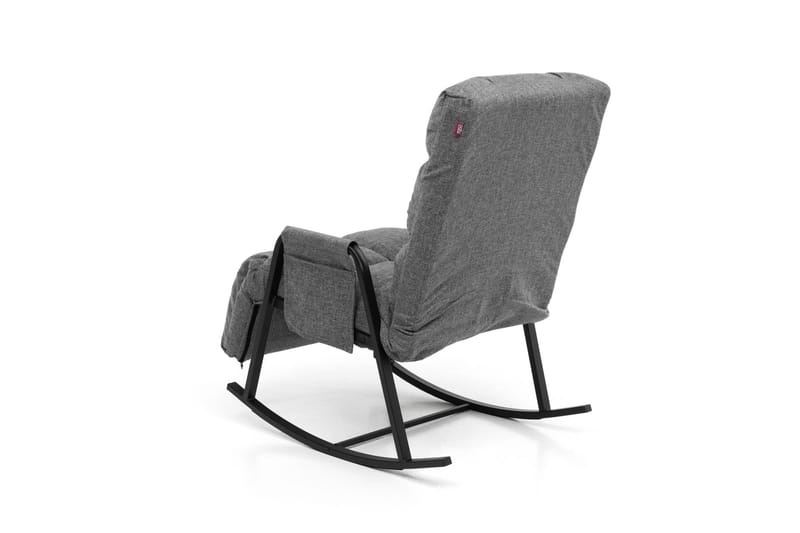 Gyngestol Atelier Del Sofa Lena Single (60 x 60 x 70 cm) Lysegrå - Lysegrå - Møbler - Barnemøbler - Barnestol - Gynestol barn