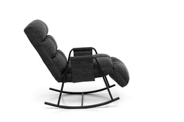 Gyngestol Atelier Del Sofa Lena Single (60 x 60 x 70 cm) Mørk grå - Mørkegrå - Møbler - Barnemøbler - Barnestol - Gynestol barn