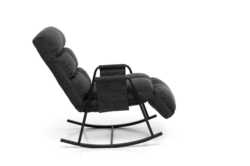 Gyngestol Atelier Del Sofa Lena Single (60 x 60 x 70 cm) Mørk grå - Mørkegrå - Møbler - Barnemøbler - Barnestol - Gynestol barn