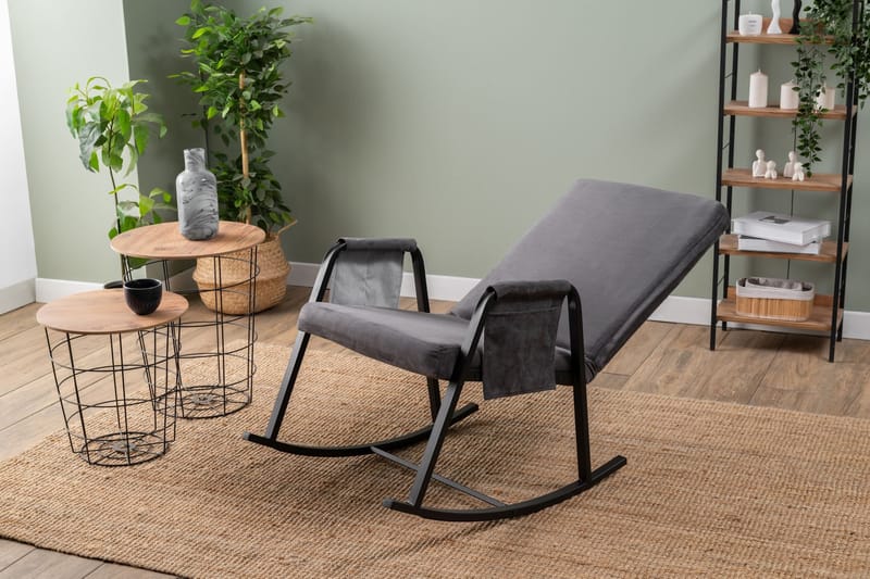 Gyngestol Atelier Del Sofa Oden Single (60 x 50 x 65 cm) Grå - Møbler - Barnemøbler - Barnestol - Gynestol barn