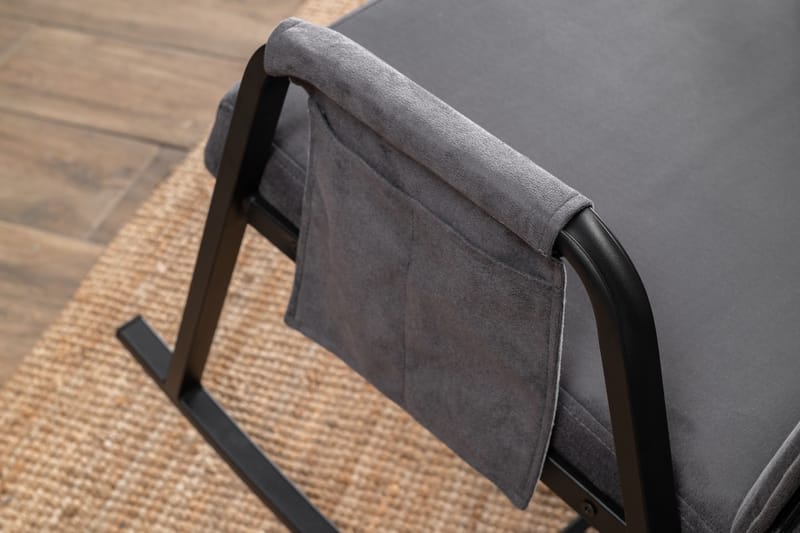 Gyngestol Atelier Del Sofa Oden Single (60 x 50 x 65 cm) Grå - Møbler - Barnemøbler - Barnestol - Gynestol barn