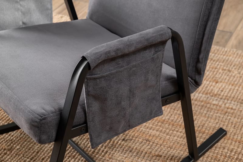 Gyngestol Atelier Del Sofa Oden Single (60 x 50 x 65 cm) Grå - Møbler - Barnemøbler - Barnestol - Gynestol barn