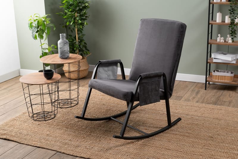 Gyngestol Atelier Del Sofa Oden Single (60 x 50 x 65 cm) Grå - Møbler - Barnemøbler - Barnestol - Gynestol barn