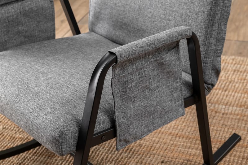 Gyngestol Atelier Del Sofa Oden Single (60 x 50 x 65 cm) Lysegrå - Lysegrå - Møbler - Barnemøbler - Barnestol - Gynestol barn