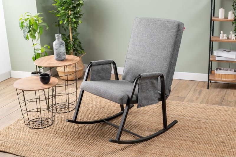 Gyngestol Atelier Del Sofa Oden Single (60 x 50 x 65 cm) Lysegrå - Lysegrå - Møbler - Barnemøbler - Barnestol - Gynestol barn