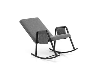 Gyngestol Atelier Del Sofa Oden Single (60 x 50 x 65 cm) Lysegrå - Lysegrå - Møbler - Barnemøbler - Barnestol - Gynestol barn