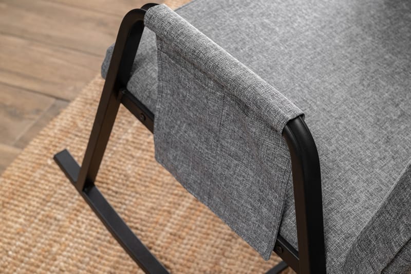 Gyngestol Atelier Del Sofa Oden Single (60 x 50 x 65 cm) Lysegrå - Lysegrå - Møbler - Barnemøbler - Barnestol - Gynestol barn