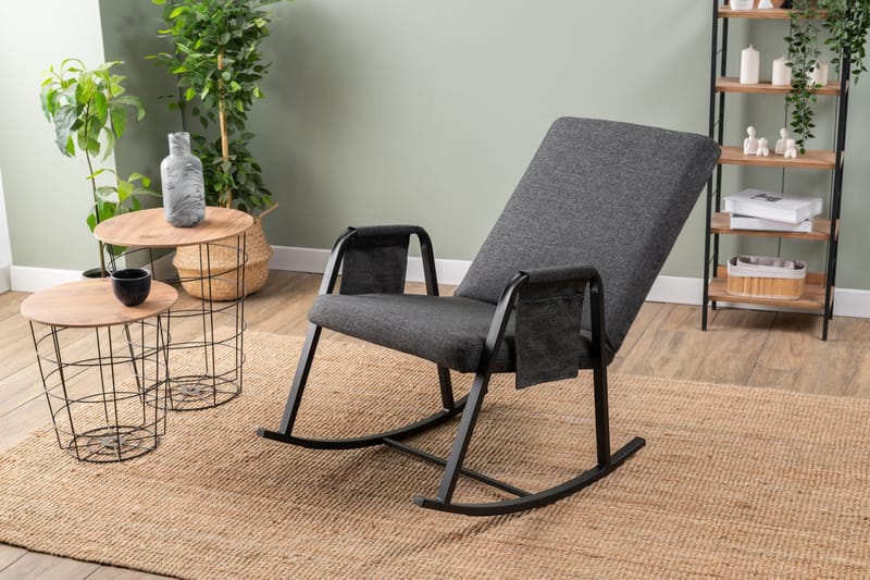 Gyngestol Atelier Del Sofa Oden Single (60 x 50 x 65 cm) Mørk grå - Mørkegrå - Møbler - Barnemøbler - Barnestol - Gynestol barn