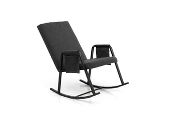 Gyngestol Atelier Del Sofa Oden Single (60 x 50 x 65 cm) Mørk grå - Mørkegrå - Møbler - Barnemøbler - Barnestol - Gynestol barn
