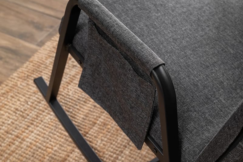 Gyngestol Atelier Del Sofa Oden Single (60 x 50 x 65 cm) Mørk grå - Mørkegrå - Møbler - Barnemøbler - Barnestol - Gynestol barn