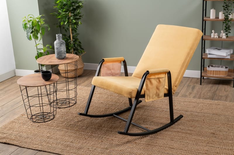 Gyngestol Atelier Del Sofa Oden Single (60 x 50 x 65 cm) Sennep - Møbler - Barnemøbler - Barnestol - Gynestol barn