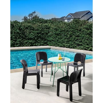 Hagestol Betim 4-pakning - Svart - Hagemøbler & utemiljø - Loungemøbler - Loungestol utendørs