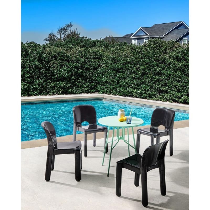 Hagestol Betim 4-pakning - Svart - Hagemøbler & utemiljø - Loungemøbler - Loungestol utendørs