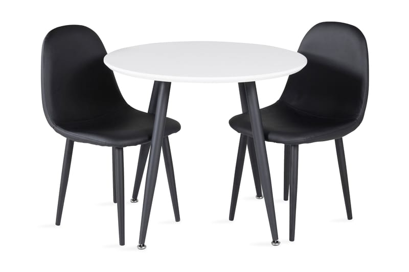 Carltone Spisegruppe til barn 60 cm Rund med 2 Domvik Spises - Barnebord