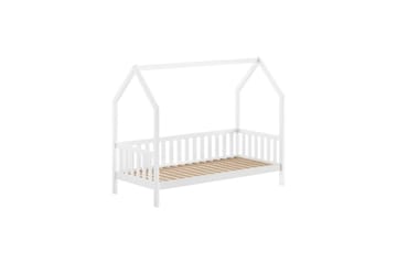 Husseng med underseng Cabane 90x200 cm Hvit - Hvit - Møbler - Barnemøbler - Barneseng & Juniorseng