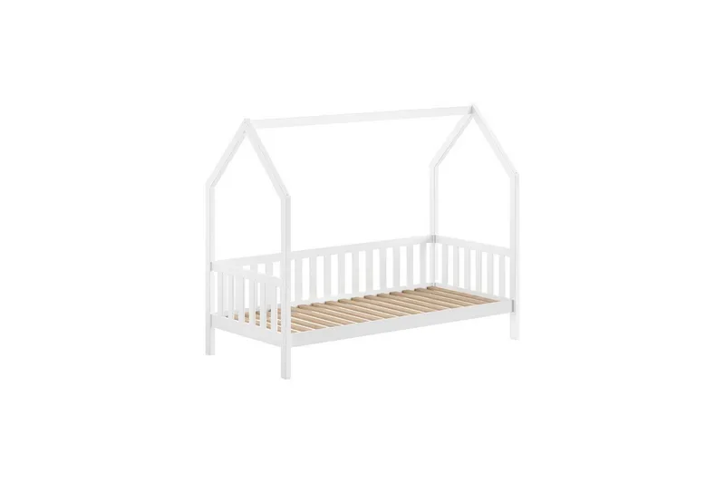 Husseng med underseng Cabane 90x200 cm Hvit - Hvit - Møbler - Barnemøbler - Barneseng & Juniorseng - Barneseng med oppbevaring