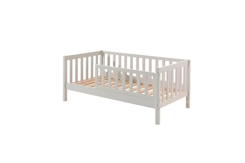 Juniorseng med skuff Småbarnsseng Hvit - Hvit - Møbler - Barnemøbler - Barneseng & Juniorseng - Barneseng med oppbevaring