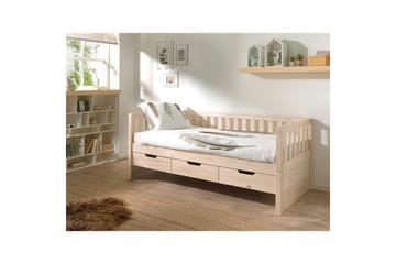 Kabin seng Fritz Naturlig, Med skuff - Naturlig, Med skuff - Møbler - Barnemøbler - Barneseng & Juniorseng - Barneseng med oppbevaring