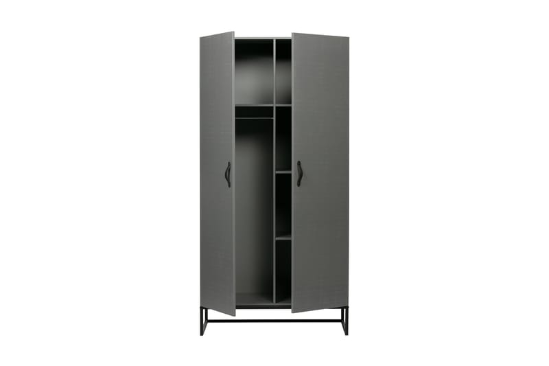 Garderobe Janey 100x195 cm - Møbler - Barnemøbler - Oppbevaring barnerom - Barnegarderobe