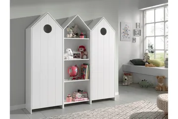 Bustorp Garderobesett - Hvit - Møbler - Barnemøbler - Oppbevaring barnerom - Barnegarderobe