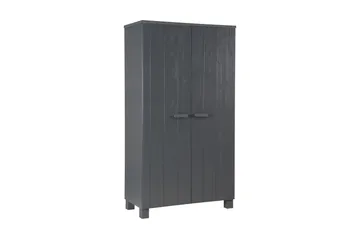 Tenney Garderobe 111 cm - Stålgrå Furu - Møbler - Barnemøbler - Oppbevaring barnerom - Barnegarderobe