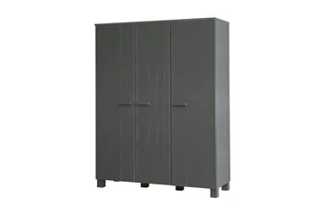 Tenney Garderobe 158 cm - Stålgrå Furu - Møbler - Barnemøbler - Oppbevaring barnerom - Barnegarderobe