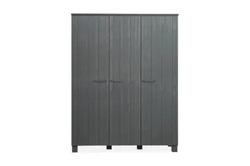Tenney Garderobe 158 cm - Stålgrå Furu - Møbler - Barnemøbler - Oppbevaring barnerom - Barnegarderobe