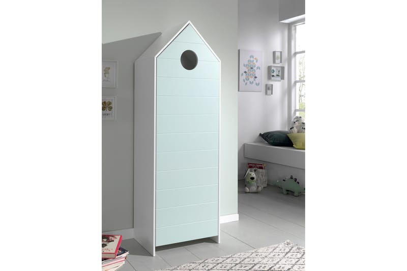 Bustorp Garderobe 58 cm - Mintgrønn - Møbler - Barnemøbler - Oppbevaring barnerom - Barnegarderobe