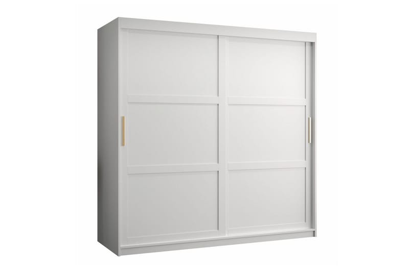 Garderobe Dunvegan 180x200 cm - Hvid - Skap barnerom