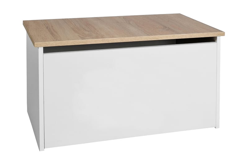 Lekekasse Darinta 73x40x42 cm - Hvit/Eik-Sonoma - Lekekasse - Lekekasse